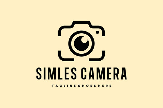 simple camera studio vector logo icon