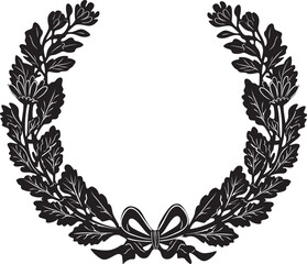 flower frame logo vector design handmade silhouette