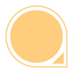 infographic round text box
