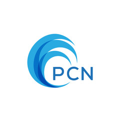 PCN letter logo. PCN blue image on white background. PCN Monogram logo design for entrepreneur and business. PCN best icon.
 - obrazy, fototapety, plakaty