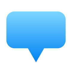 gradient speech bubble
