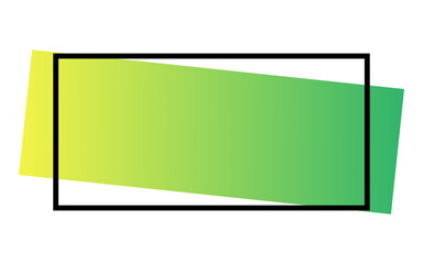 gradient text box with frame
