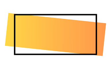 gradient text box with frame
