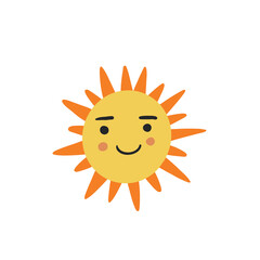 sun cartoon character