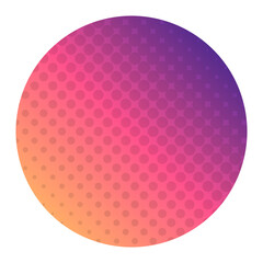 gradient geometric halftone background