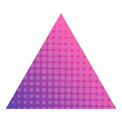 gradient geometric halftone background