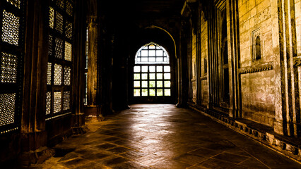 Light through lattice is Islamic architecture associated with the religion of Islam