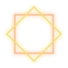 square neon frames
