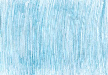 Abstract blue pencil drawing  background, textured painting