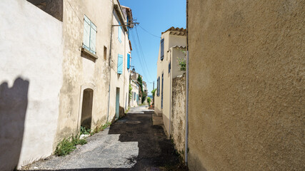 Fototapeta na wymiar Bages Street views in France