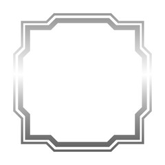 silver abstract frame border
