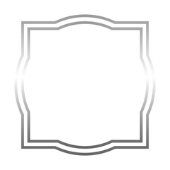 silver abstract frame border
