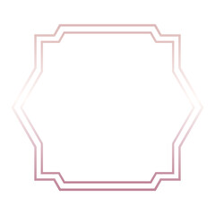 rose gold abstract frame border
