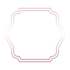 rose gold abstract frame border
