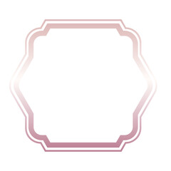 rose gold abstract frame border
