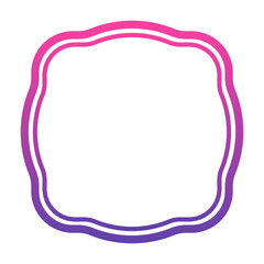 gradient abstract frame border
