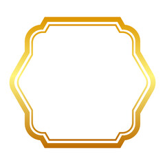 gold abstract frame border
