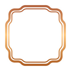 bronze abstract frame border
