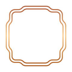 bronze abstract frame border
