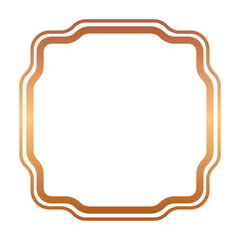 bronze abstract frame border
