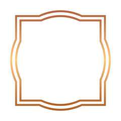 bronze abstract frame border
