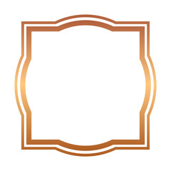 bronze abstract frame border
