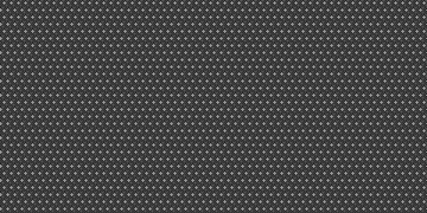 Plakat Dark black pixel mosaic abstract seamless geometric grid background