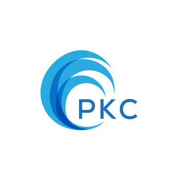 PKC letter logo. PKC blue image on white background. PKC Monogram logo design for entrepreneur and business. PKC best icon.
