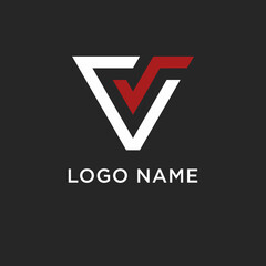 letter v logo design