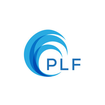 PLF letter logo. PLF blue image on white background. PLF Monogram logo design for entrepreneur and business. PLF best icon.
