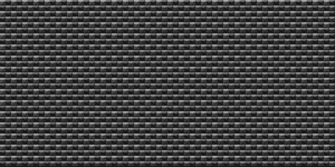 Monochrome geometric grid Pixel Art style background Modern black and white abstract mosaic texture