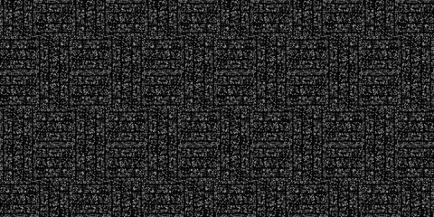 Monochrome dark geometric grid background Modern black abstract noise texture