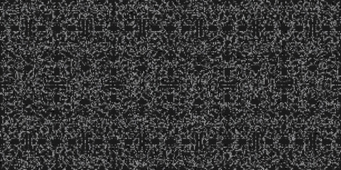 Monochrome dark geometric grid background Modern black abstract noise texture