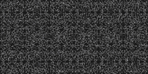 Monochrome dark geometric grid background Modern black abstract noise texture