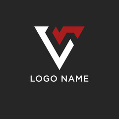 letter v logo design