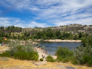 Vale do Rossim Dam beach, Serra da Estrela, Portugal