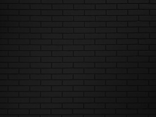 Dark black brick wall texture