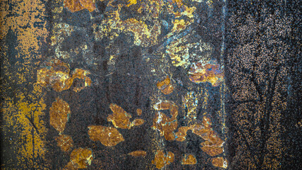 Dark rusty metal background