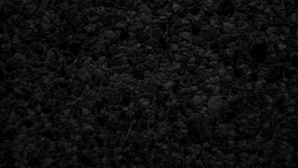 Black texture of stone wall