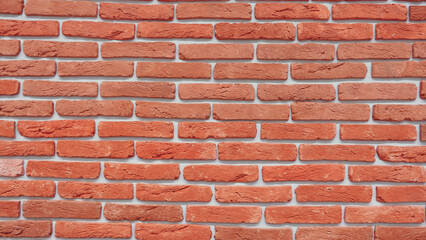 Red brick wall texture