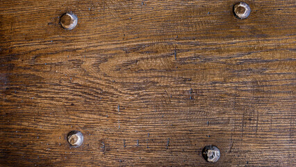 Surface of brown wood texture with old natural pattern