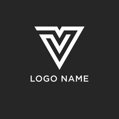 letter v logo design