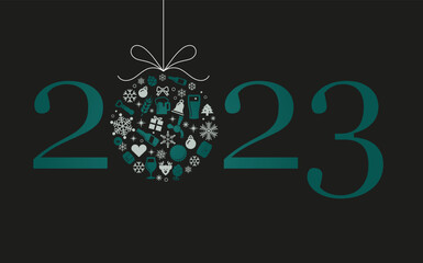 Weihnachtskarte 2023 Bier
