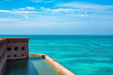 Dry Tortugas Fort Jefferson in the Florida Keys