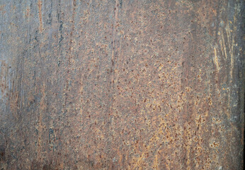 rust on a sheet of metal, close-up as a texture for the background