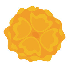 golden flower decoration