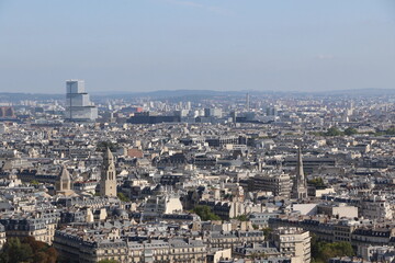 Obraz premium Vue aérienne des toits de Paris