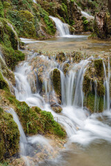 Fototapeta premium Beautiful waterfalls in the forest
