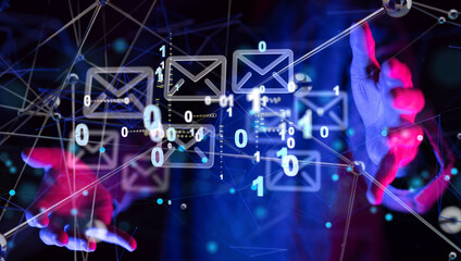 Mail Communication Connection message to mailing