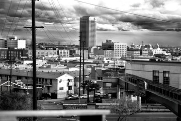 Chinatown Los Angeles in Black and White